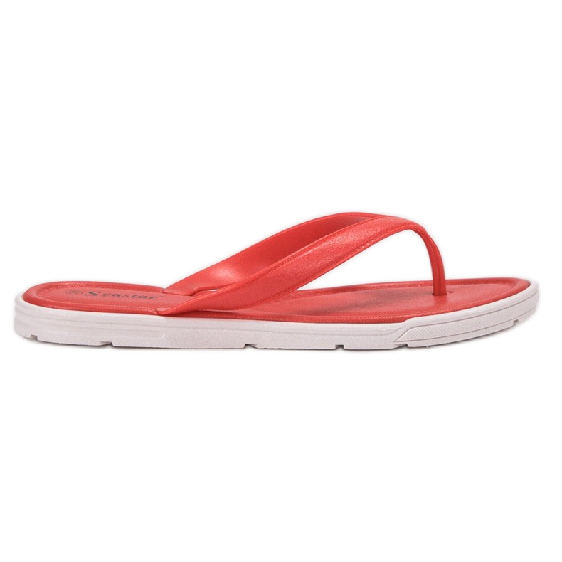 Seastar Flip-Flops aus Gummi rot