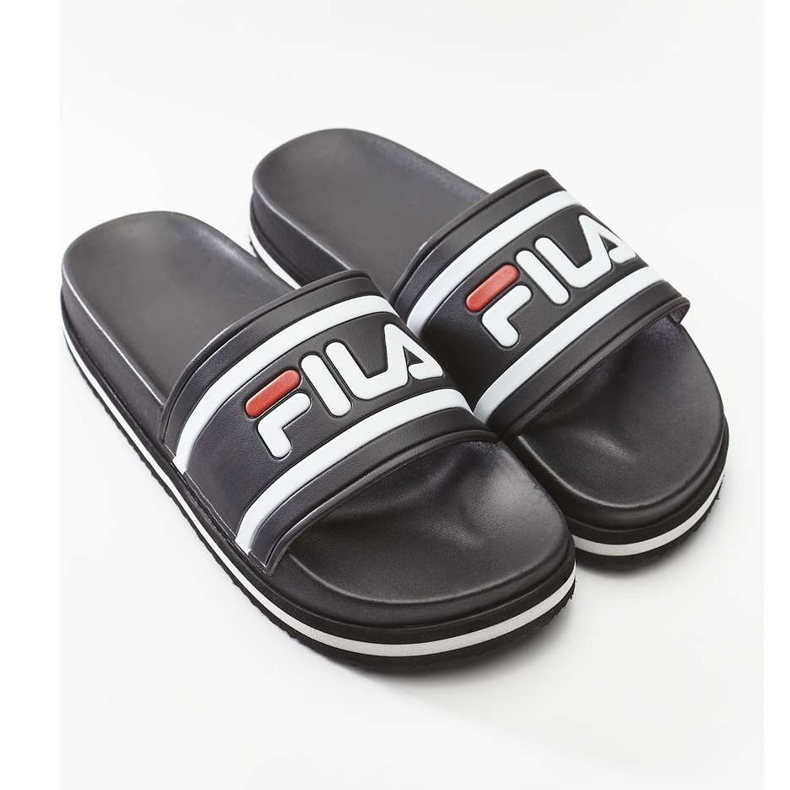 Fila Moro Bay Zeppa Wmn 11W Schwarzer Streifen weiß