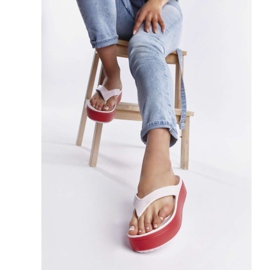 Crocs Crocband Platform Flip 6QB kaum rosa Pfeffer mehrfarbig