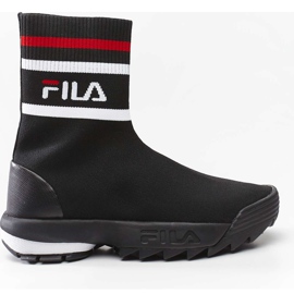 Fila Disruptor Logo Sockenstiefel Wmn 12V Schwarz Schwarz