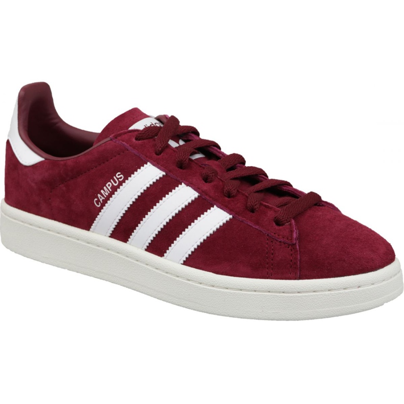 Adidas Originals Campus M BZ0087 burgunderrote Schuhe mehrfarbig