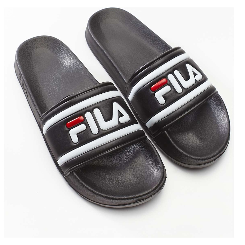 Fila Morro Bay Slipper 25Y Schwarz weiß