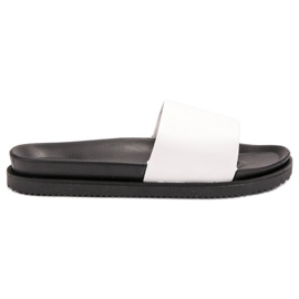 Clowse Weiße Hausschuhe für Damen