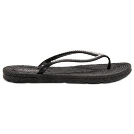 Seastar Flip-Flops mit Zirkonia schwarz