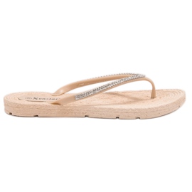 Seastar Flip-Flops mit Zirkonia braun