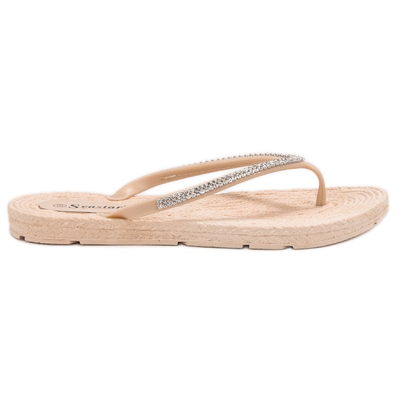 Seastar Flip-Flops mit Zirkonia braun