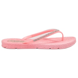 Seastar Flip-Flops mit Zirkonia rosa