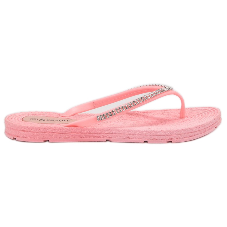 Seastar Flip-Flops mit Zirkonia rosa