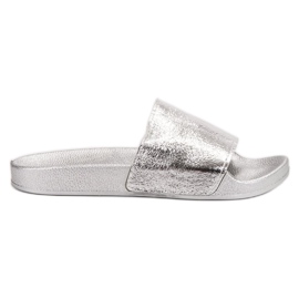 Small Swan Lässige Hausschuhe für Damen grau