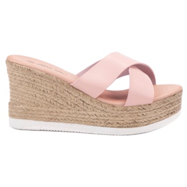 Bello Star Keilsandalen rosa