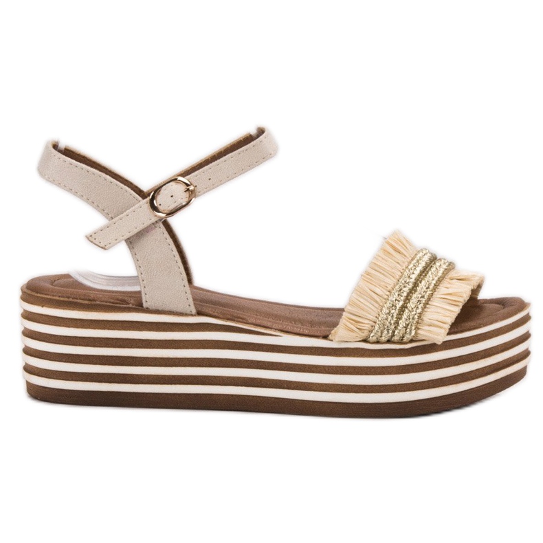 Hellbeige VICES Sandalen