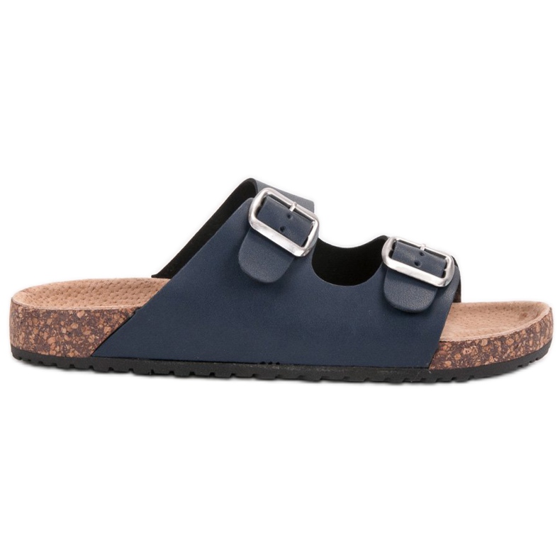 Seastar Marineblaue Hausschuhe mit Schnalle