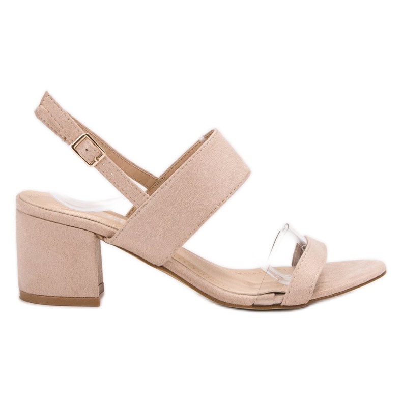 Bestelle Stylische Wildledersandalen braun