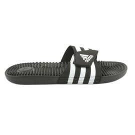 Adidas Adissage M F35580 Flip-Flops mit Klettverschluss weiß schwarz