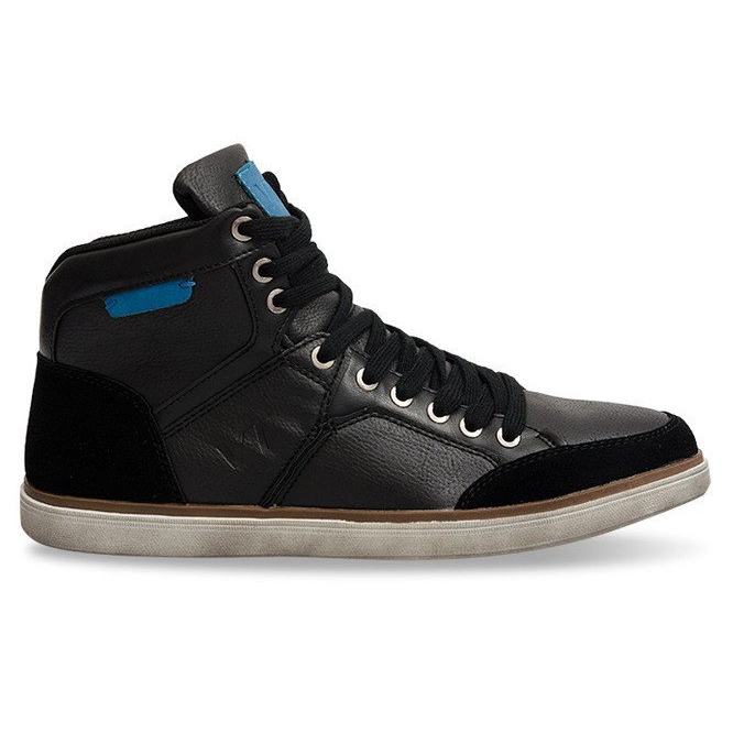 High-Top-Sneaker XF117 Schwarz