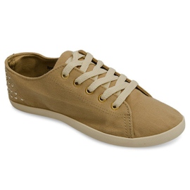 Stoffsneaker mit Nieten VB67 Beige