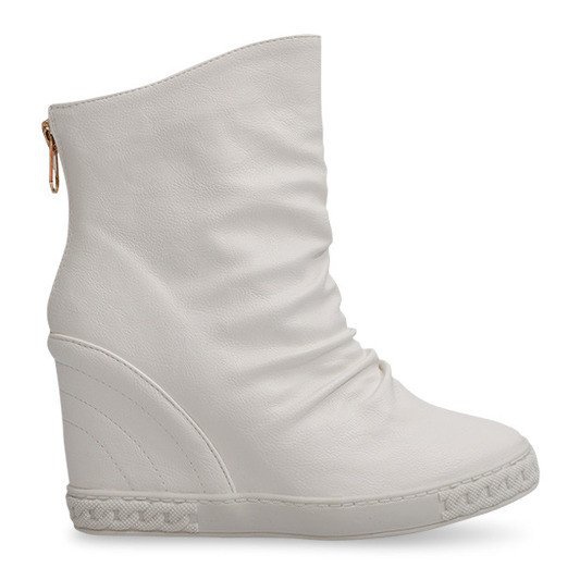 Sneakers Sneakers On Wedge Stiefel Ovye 397 Weiß