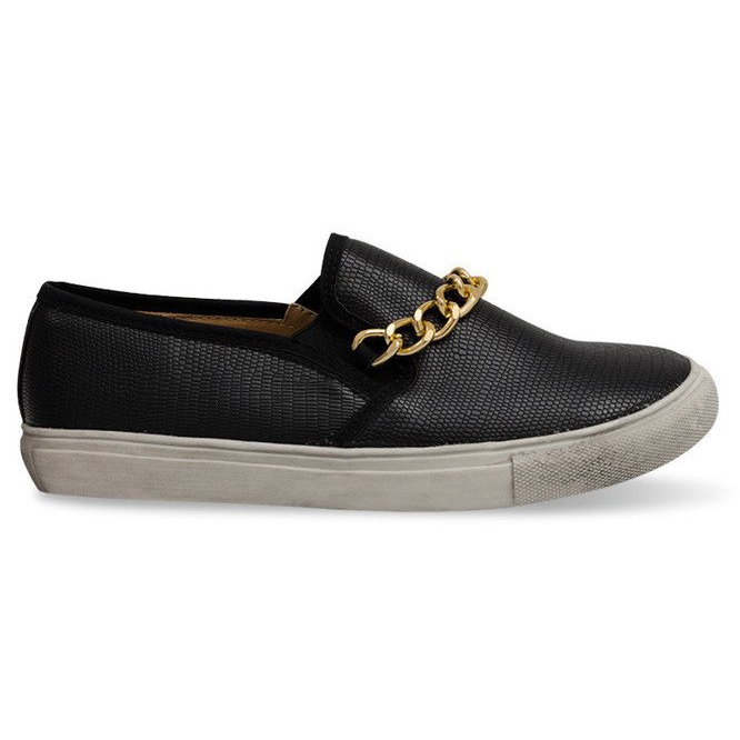 Sneaker Slip On 7064 Schwarz