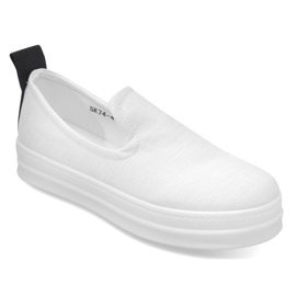 Love Slip On SK74 Weiße Slip-On Sneakers
