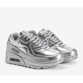 Sportschuhe B733 Silber grau