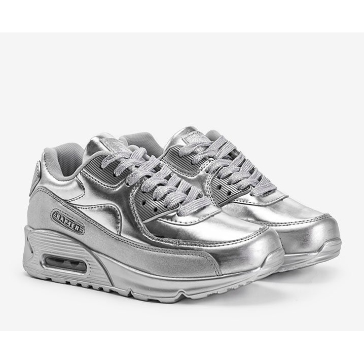 Sportschuhe B733 Silber grau