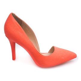 Wildleder-Heels 4006 Orange
