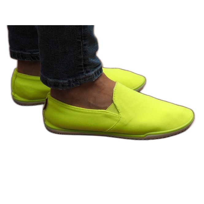 Lycra BL180 Gelbe Slip-On-Sneakers