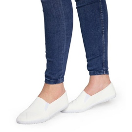 Lycra HB-1 Weiße Slip-On Sneakers