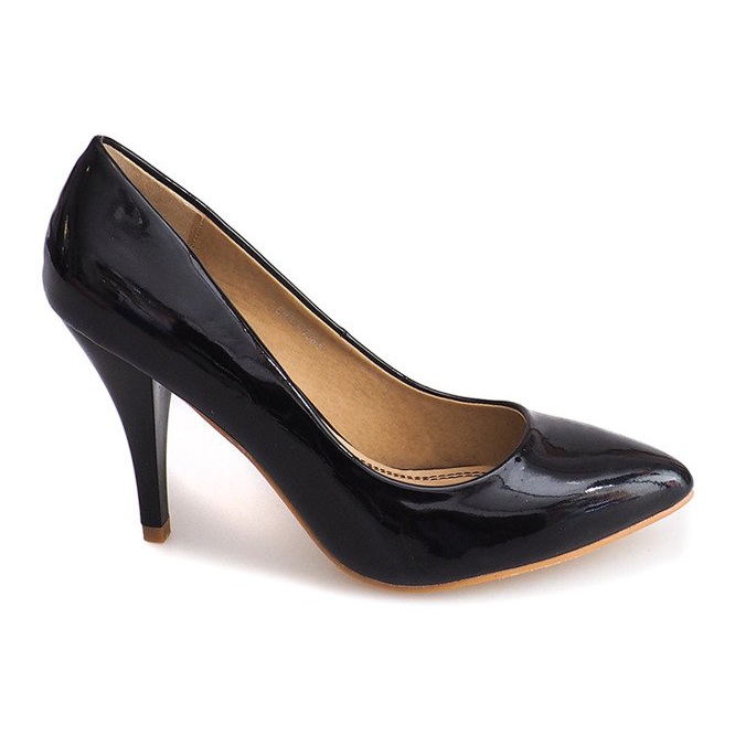 Lackierte Ohrstecker CB-10758-5 Schwarz