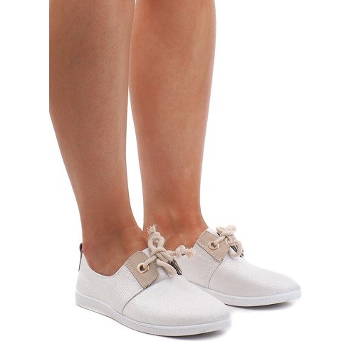 VT80-3 Silberne Schnürsneaker grau