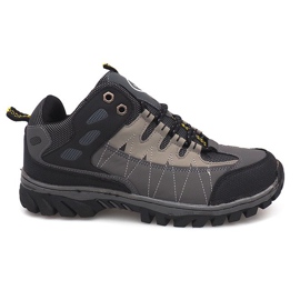 Graue Herren Trekkingschuhe M317 schwarz mehrfarbig