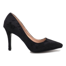 Schwarze Velours-Heels von Francine