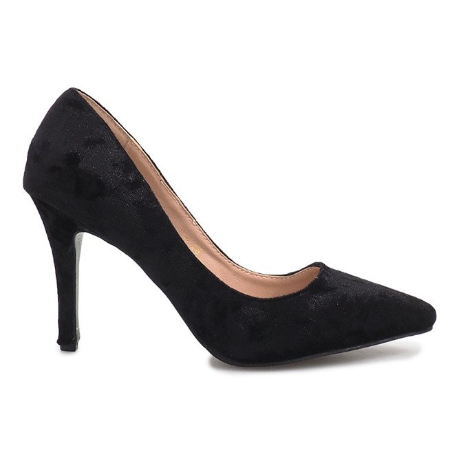 Schwarze Velours-Heels von Francine