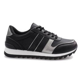 Schwarze Sport-Nachtsneaker