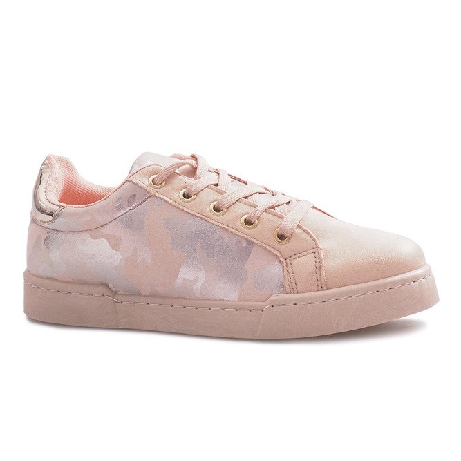 Sneakers mit Camouflage-Muster in Marseille rosa