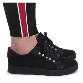 Tulam schwarze Camo-Sneakers