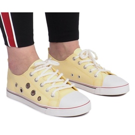 Lavso beige durchbrochene Sneakers