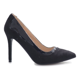 Schwarze klassische High Heels Montr