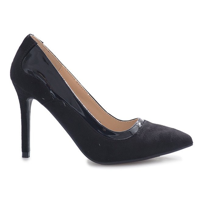 Schwarze klassische High Heels Montr