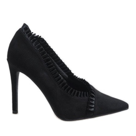 Schwarze klassische C72P-Absätze