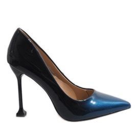 Marineblau lackierte LE030P Absätze