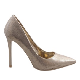 Goldene klassische Absätze AT-0596-L