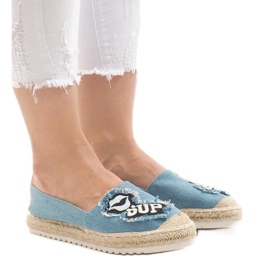 L-1047 blaue Espadrilles
