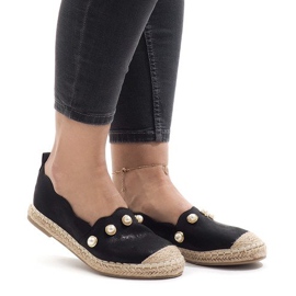 Schwarze A7-002 Espadrilles
