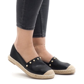 Schwarze A7-001 Espadrilles