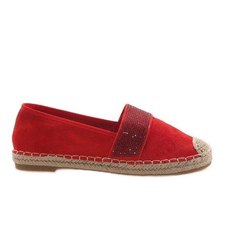 Rote Espadrilles 6548