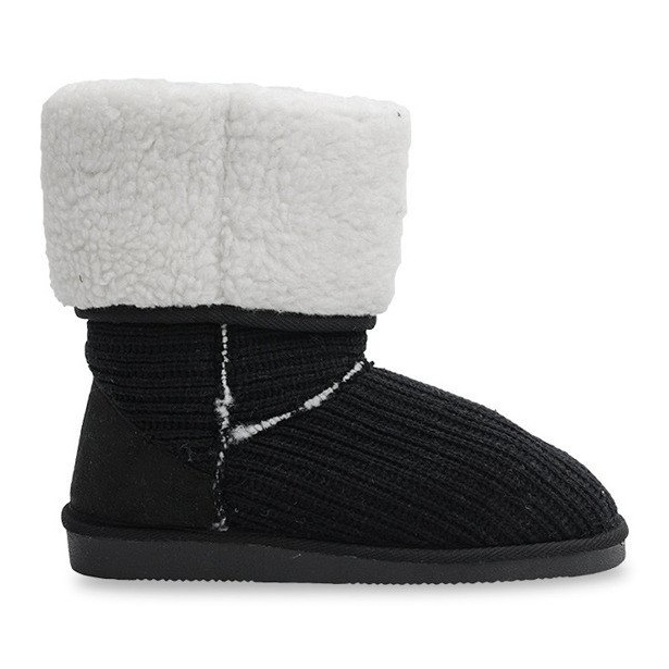 Warme Eskimostiefel 7715 Schwarz