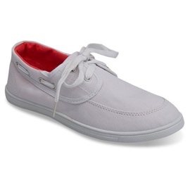 Stoff-Loafers Sneakers VB14 Weiß