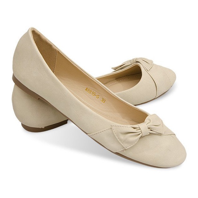 Ballerinas mit Schleife 816 Beige