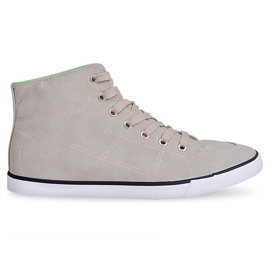 High Casual 033 Beige Sneakers